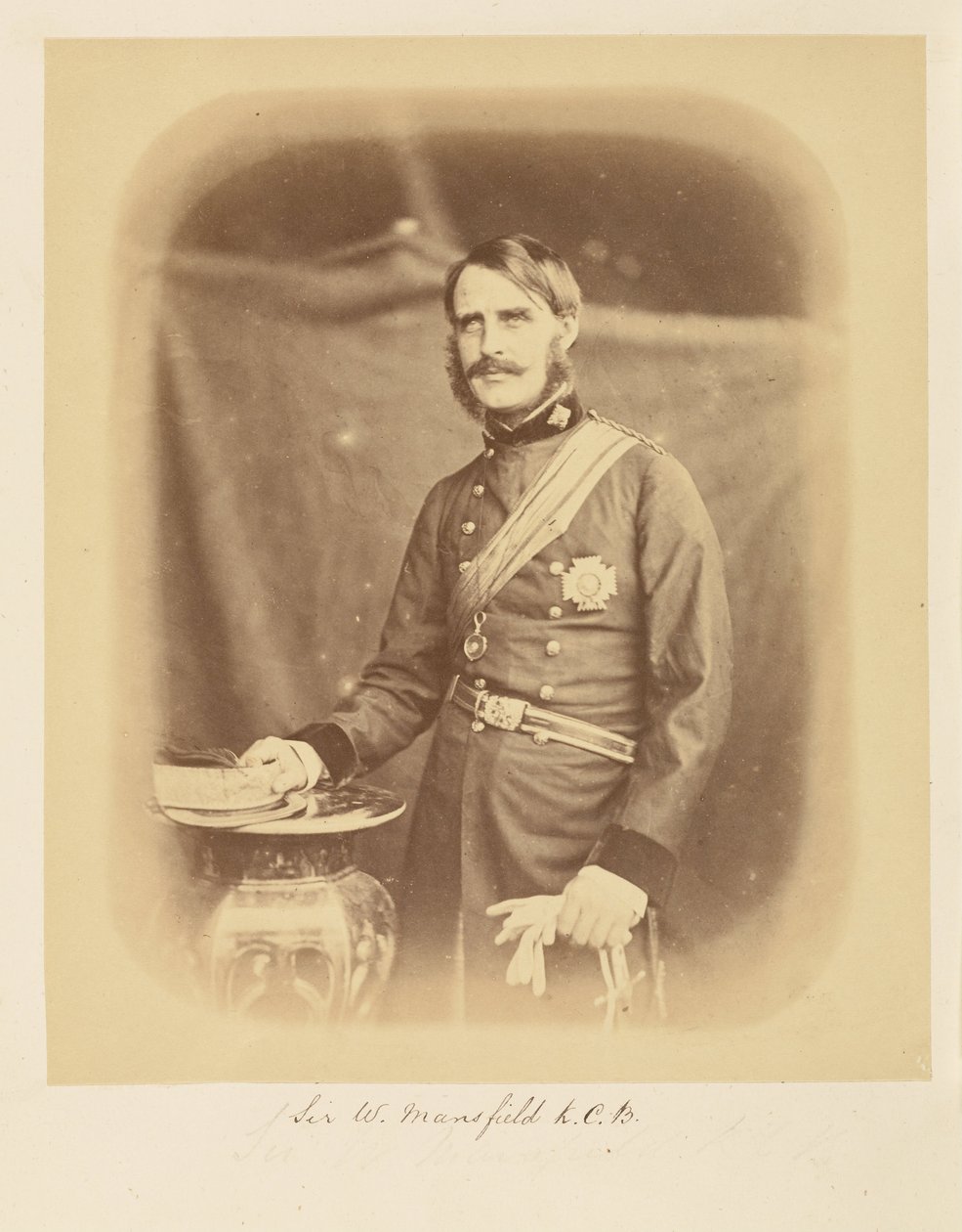 Sir W. Mansfield, K.C.B. alkotó: Felice Beato