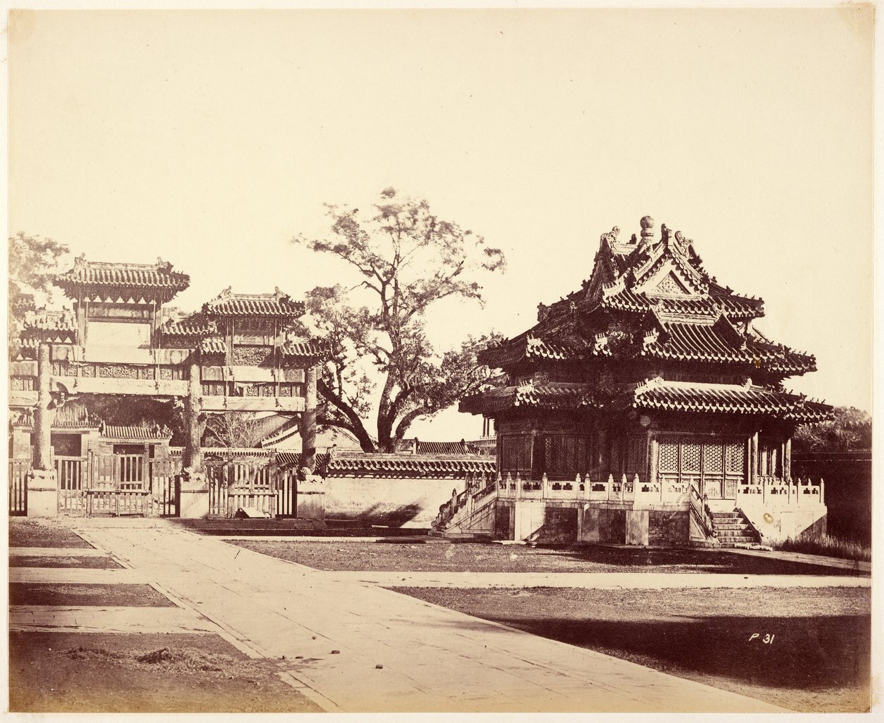 [A Nagy Császári Palota, Peking] alkotó: Felice Beato