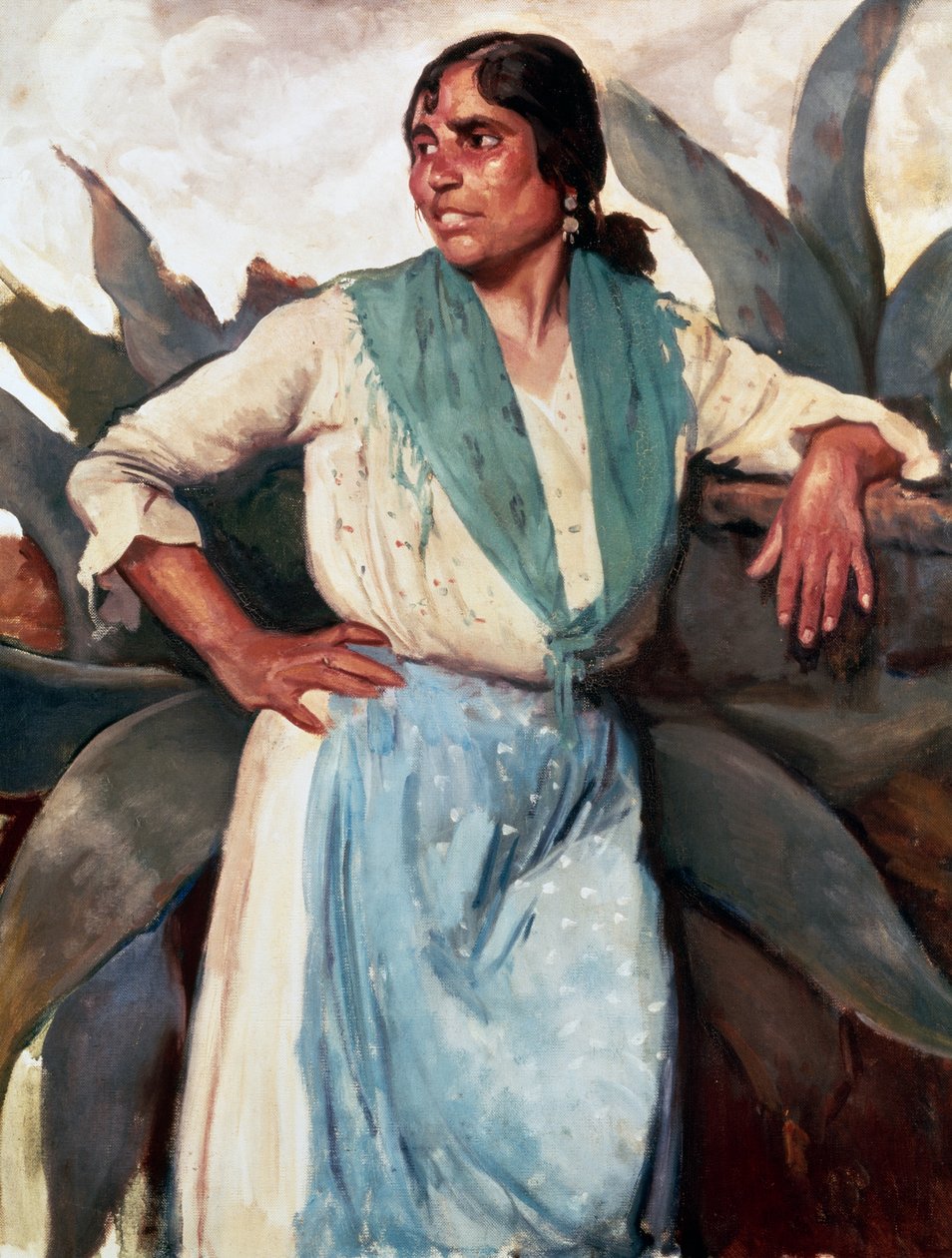 Cigány nő, 1929 körül alkotó: Felipe Abarzuza y Rodriguez de Arias