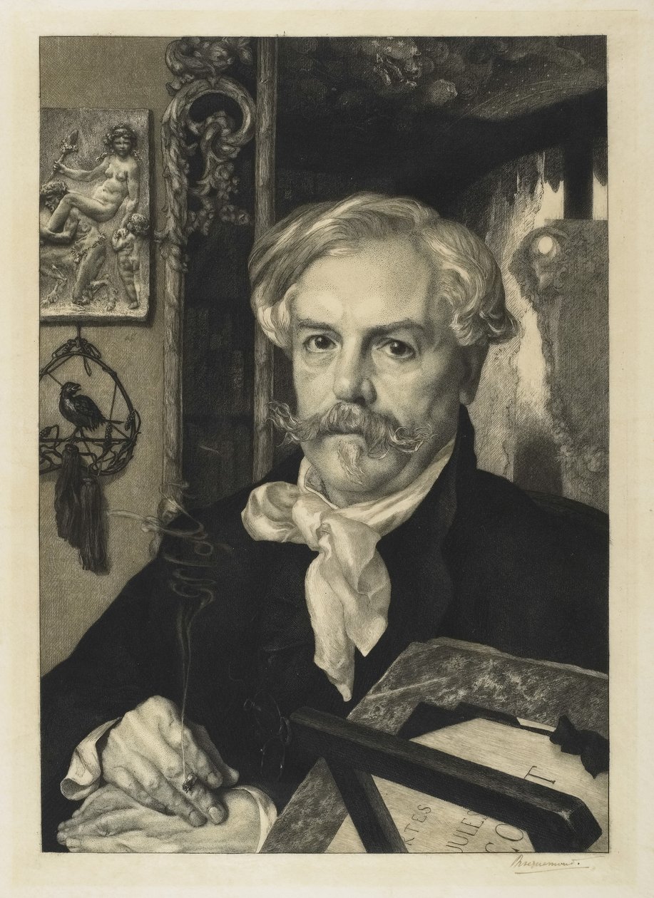 Edmond de Goncourt alkotó: Felix Bracquemond