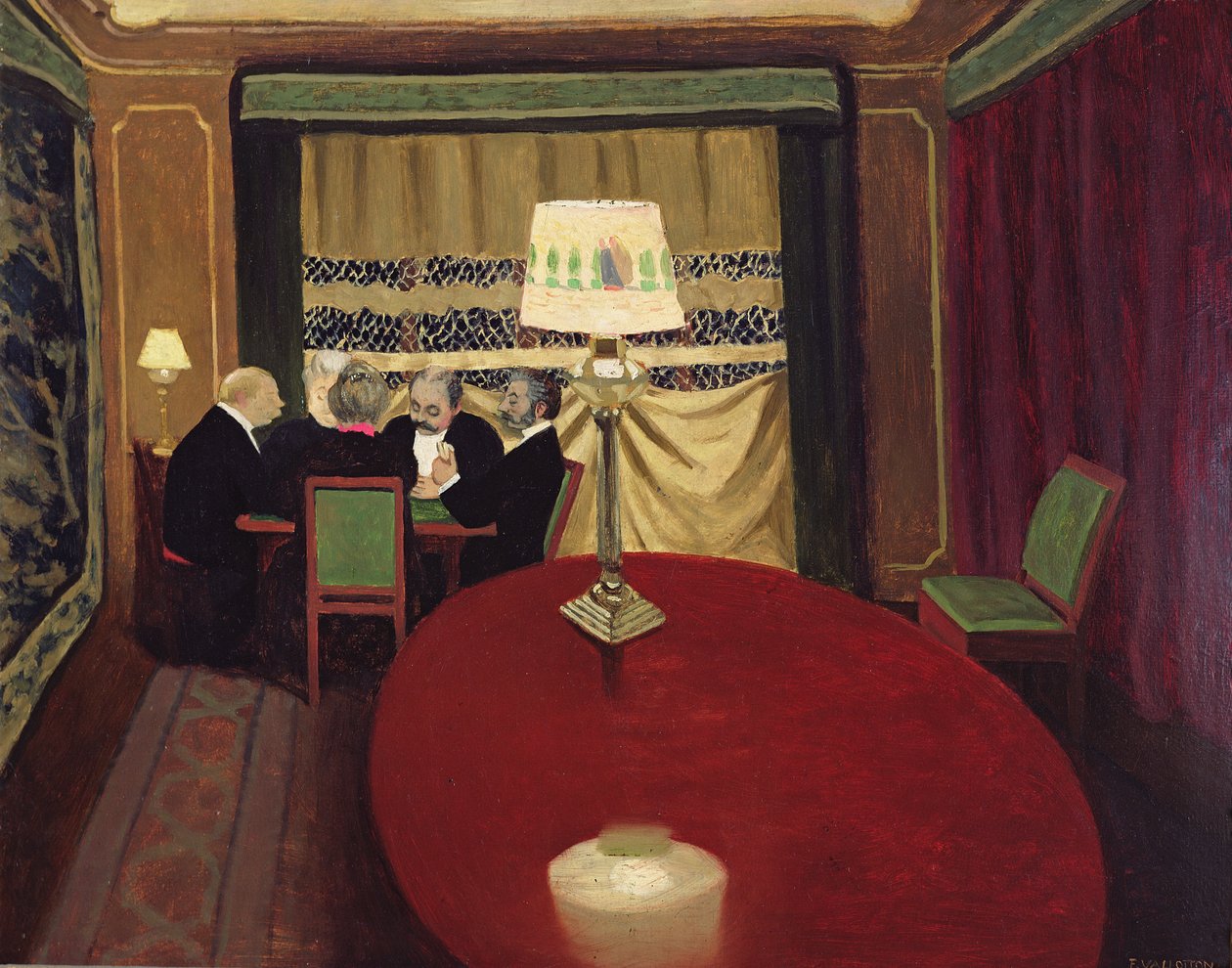 A Round of Poker, 1902 (lásd: 146953) alkotó: Felix Edouard Vallotton