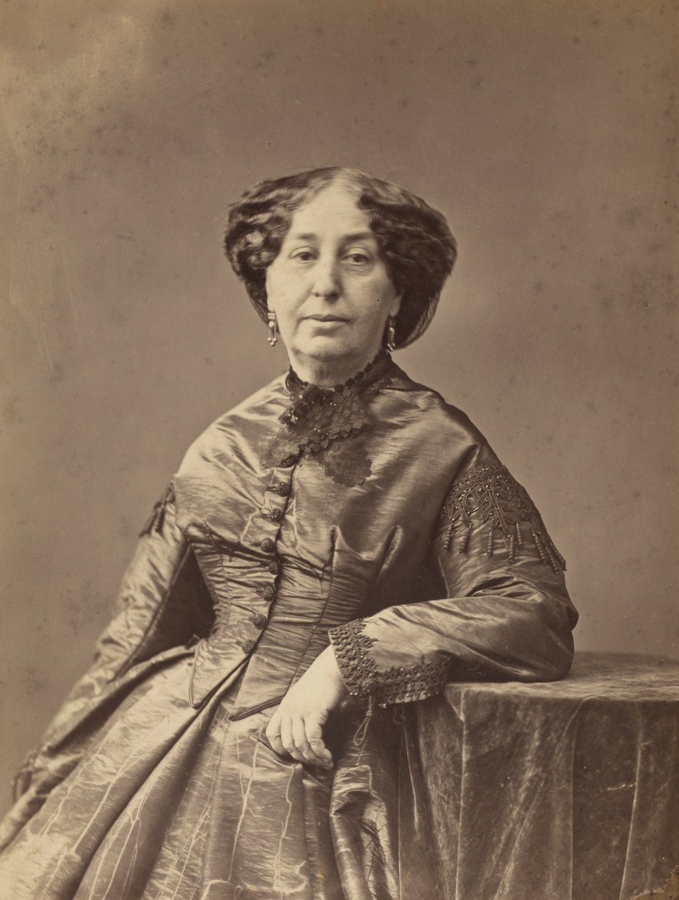 George Sand alkotó: Nadar