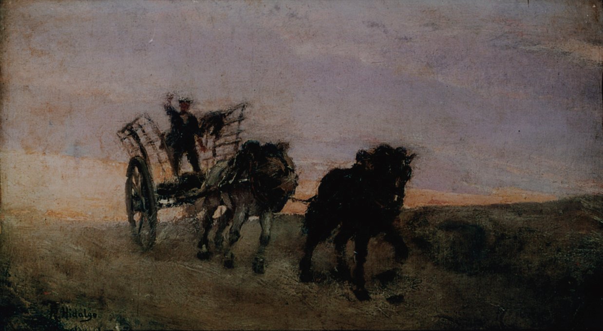 Lovaskocsi alkotó: Felix Resurreccion Hidalgo