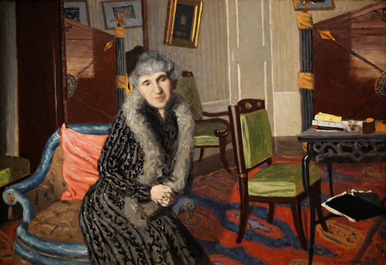 Alexandre Bernheim asszony alkotó: Felix Edouard Vallotton