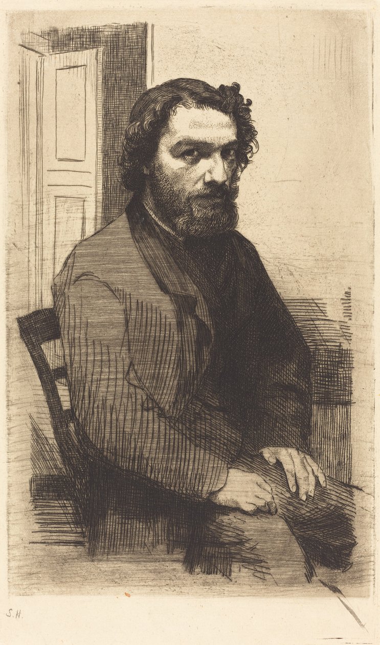 Alphonse Legros alkotó: Felix Bracquemond