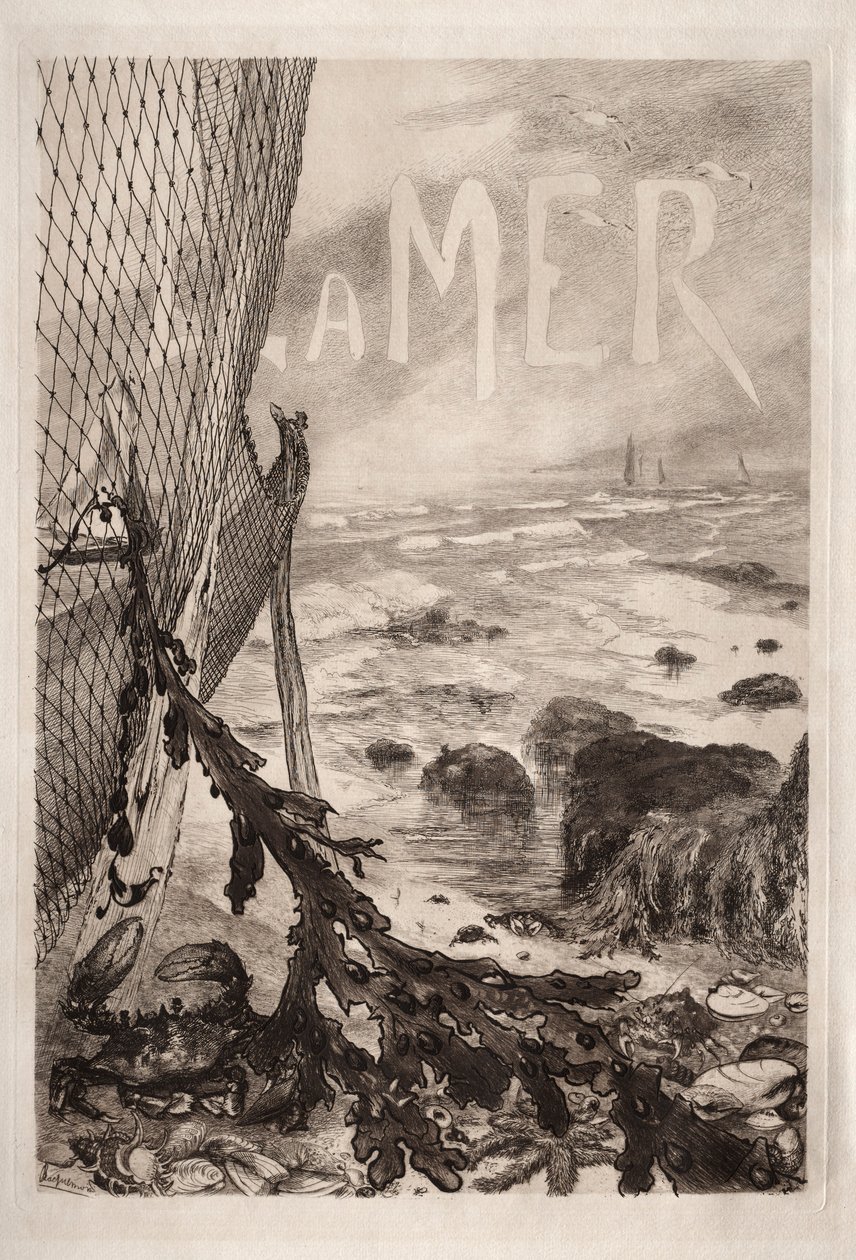 A tenger, 1905. alkotó: Felix Bracquemond