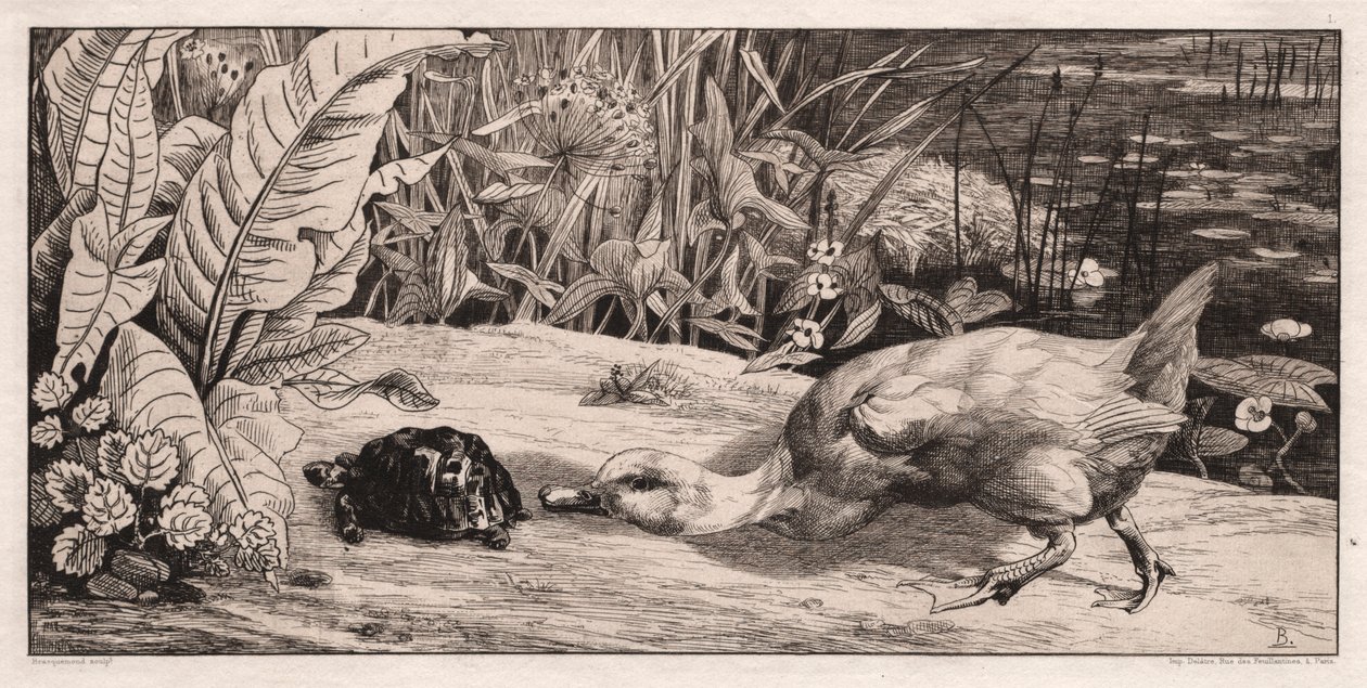 Az ismeretlen, 1862. alkotó: Felix Bracquemond