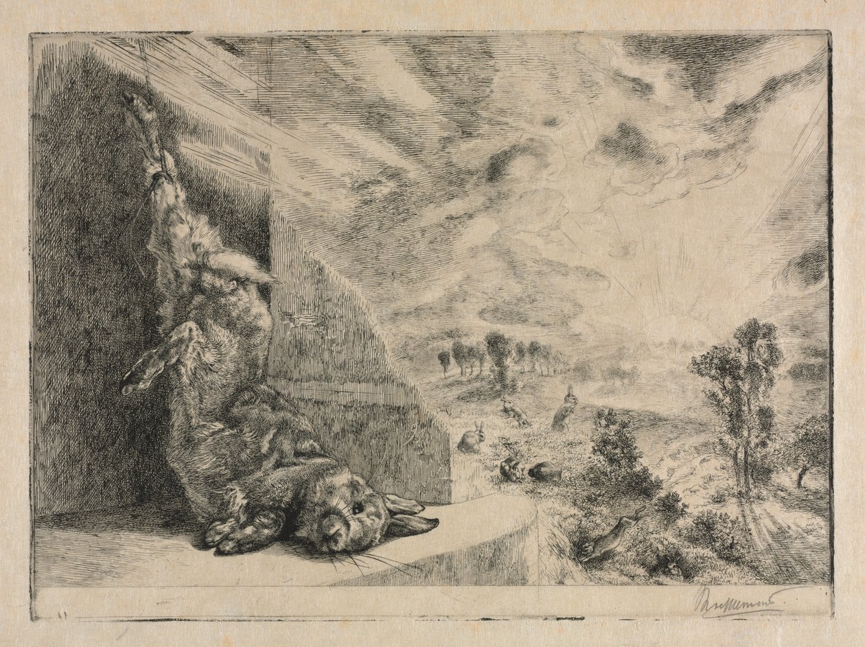 A vadnyúl alkotó: Felix Bracquemond