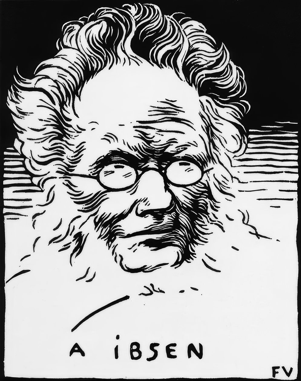 A Ibsen (Ibsennek) alkotó: Felix Edouard Vallotton