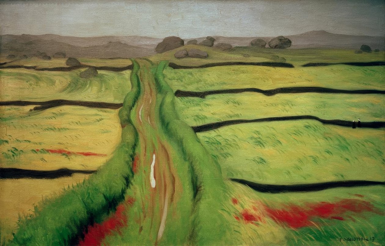 Ösvény a lápban alkotó: Felix Edouard Vallotton