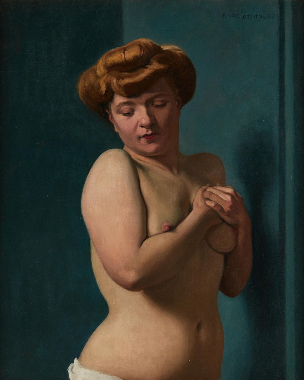 Meztelen nő, 1907. alkotó: Felix Edouard Vallotton