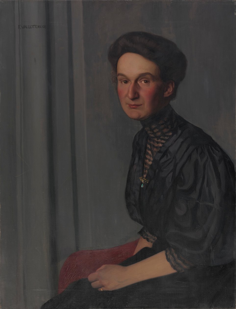 Hedy Hahnloser, 1908. alkotó: Felix Edouard Vallotton