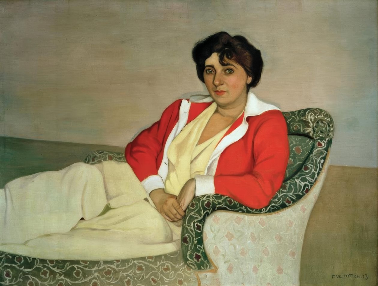 A piros pulóver alkotó: Felix Edouard Vallotton