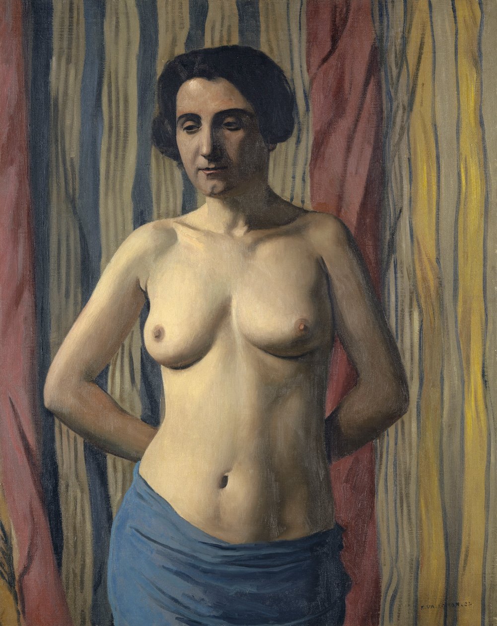 Akt kék pánttal, 1922. alkotó: Felix Edouard Vallotton