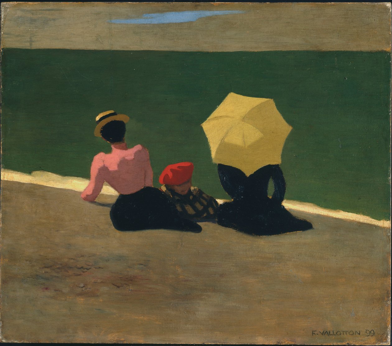 A tengerparton, 1899 alkotó: Felix Edouard Vallotton
