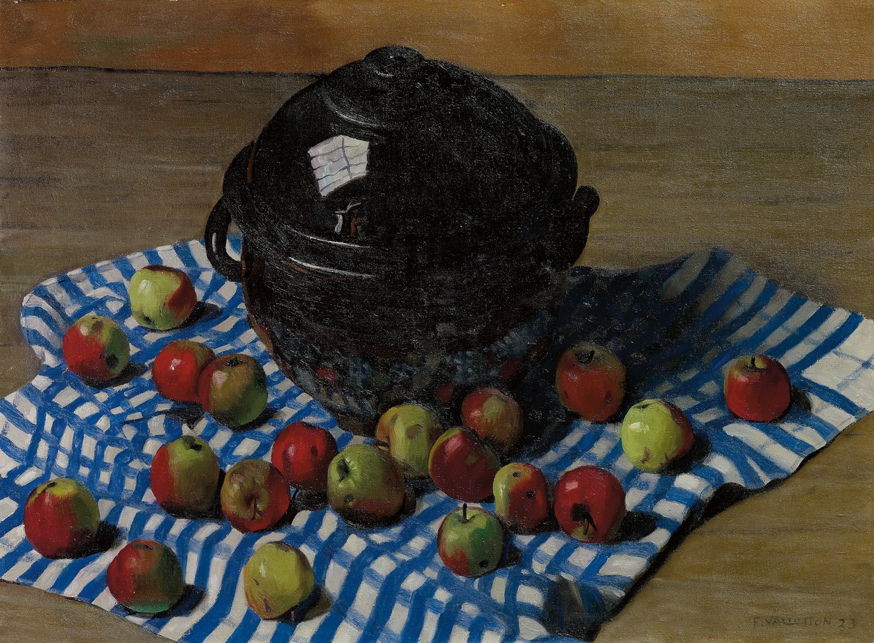 A fekete leves, 1923 alkotó: Felix Edouard Vallotton