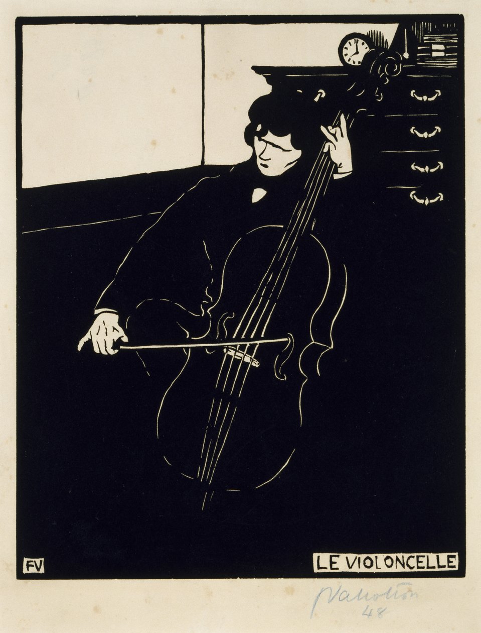 A cselló alkotó: Felix Edouard Vallotton