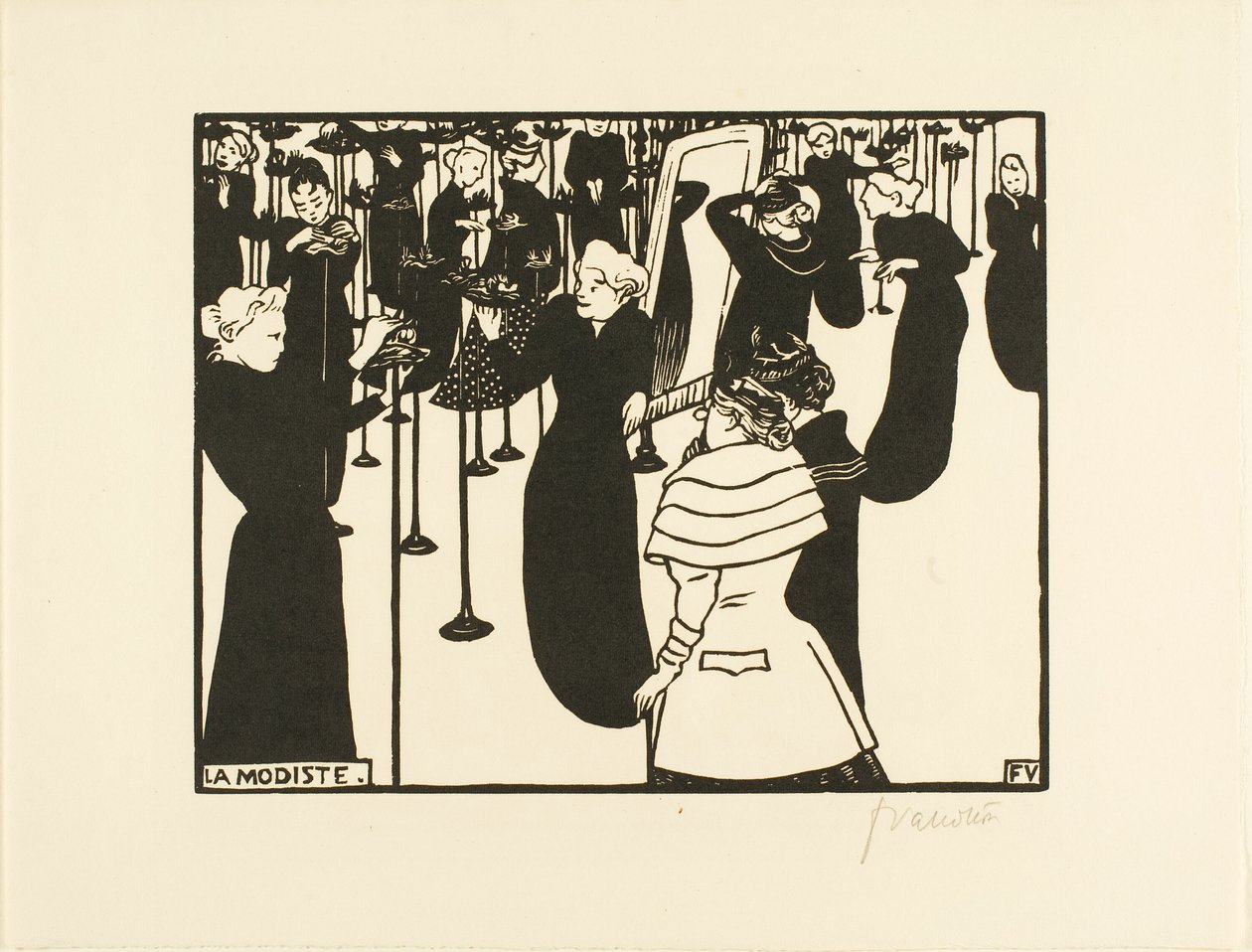 A Milliner alkotó: Felix Edouard Vallotton
