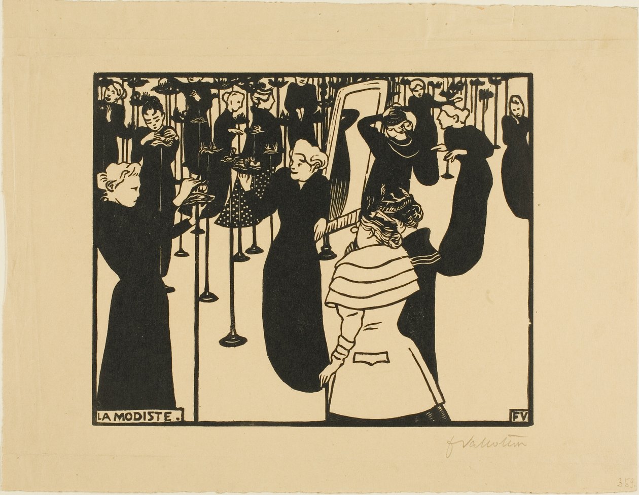 A Milliner alkotó: Felix Edouard Vallotton