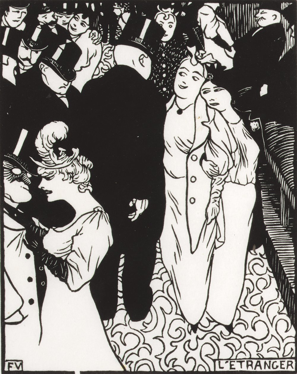Az idegen, 1894 alkotó: Felix Edouard Vallotton