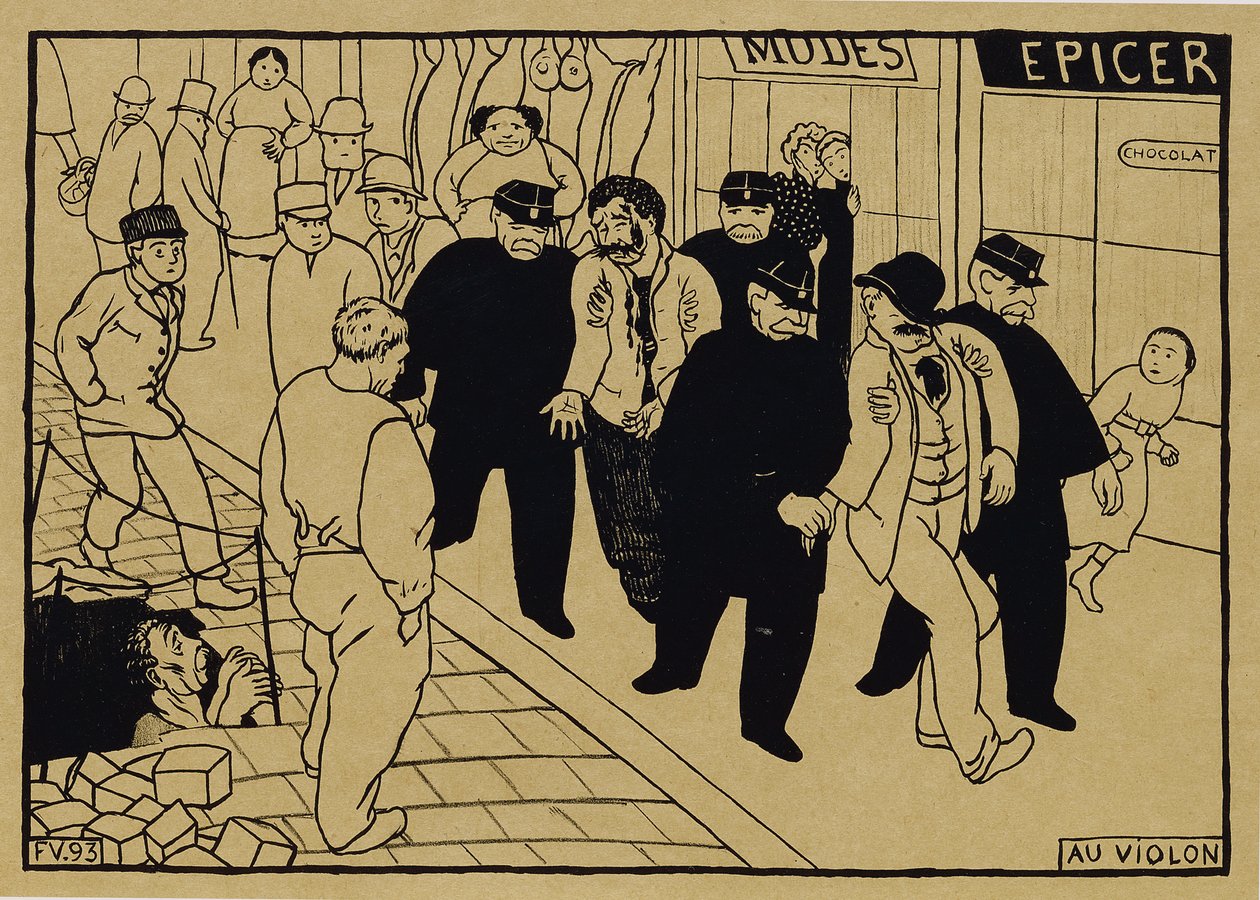 A Nickhez, 1893 alkotó: Felix Edouard Vallotton