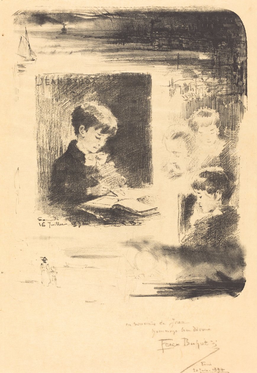 Gyermekrajz Gyermekrajz, 1894. alkotó: Felix Hilaire Buhot