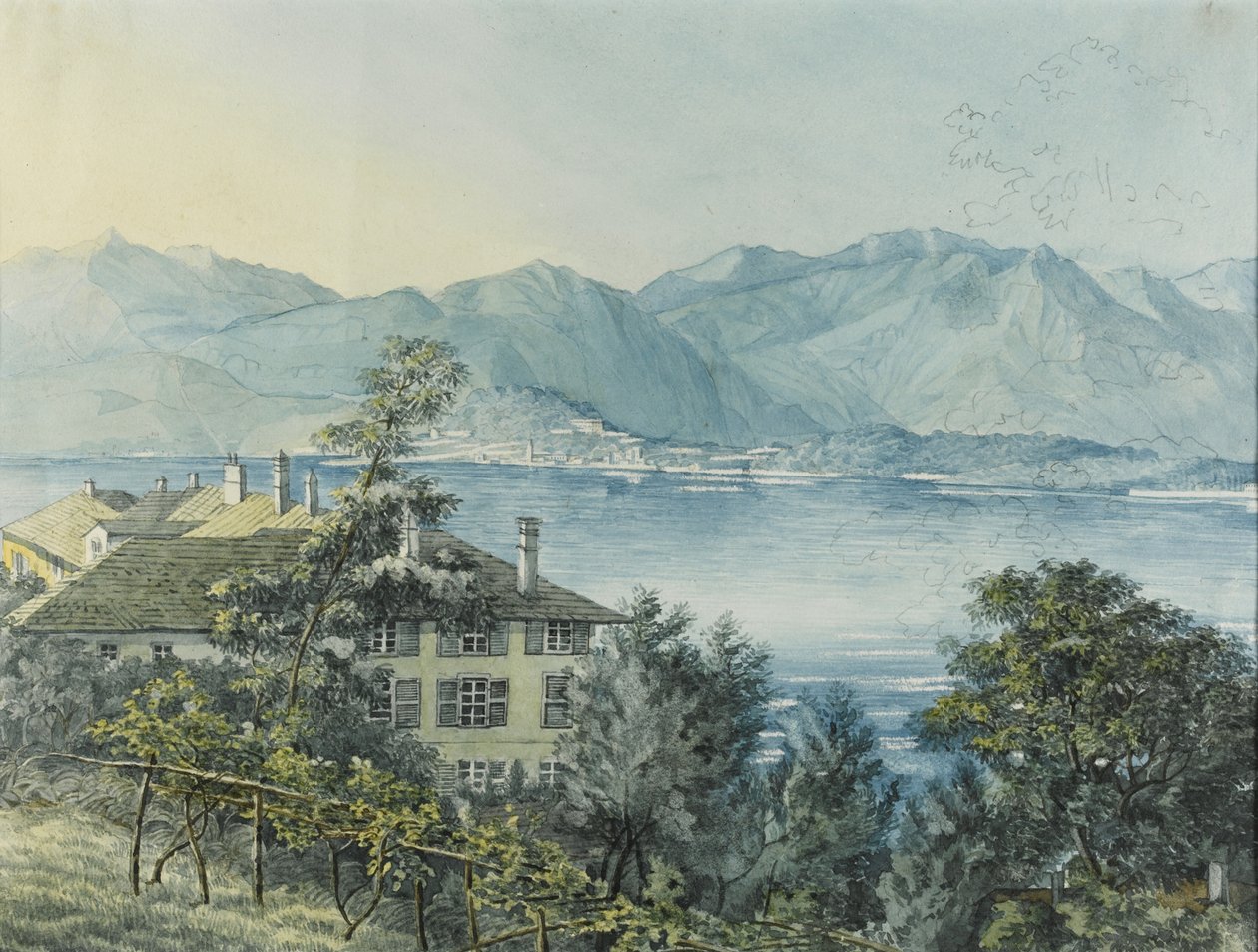 Cadenabbia, Comói-tó, 1837 alkotó: Felix Mendelssohn Bartholdy