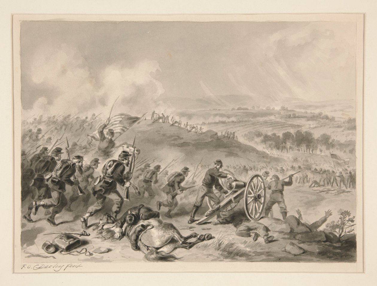 Gettysburgi csata alkotó: Felix O. C. Darley