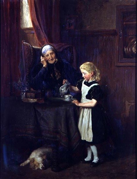 Tea nagyinak alkotó: Felix Schlesinger