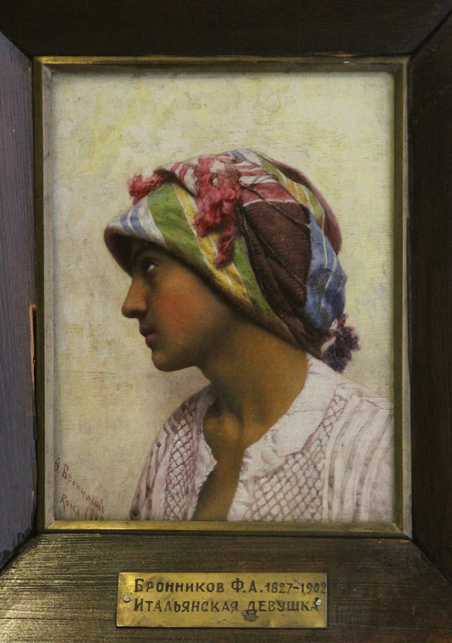 Az olasz lány, 1880 alkotó: Feodor Andreyevich Bronnikov