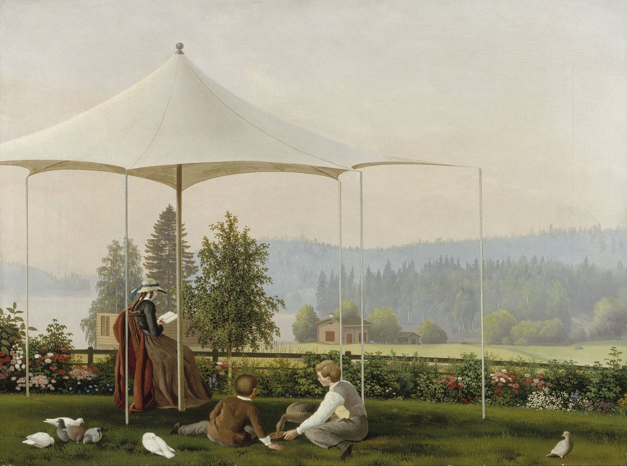 Haminalahti kertjében alkotó: Ferdinand von Wright
