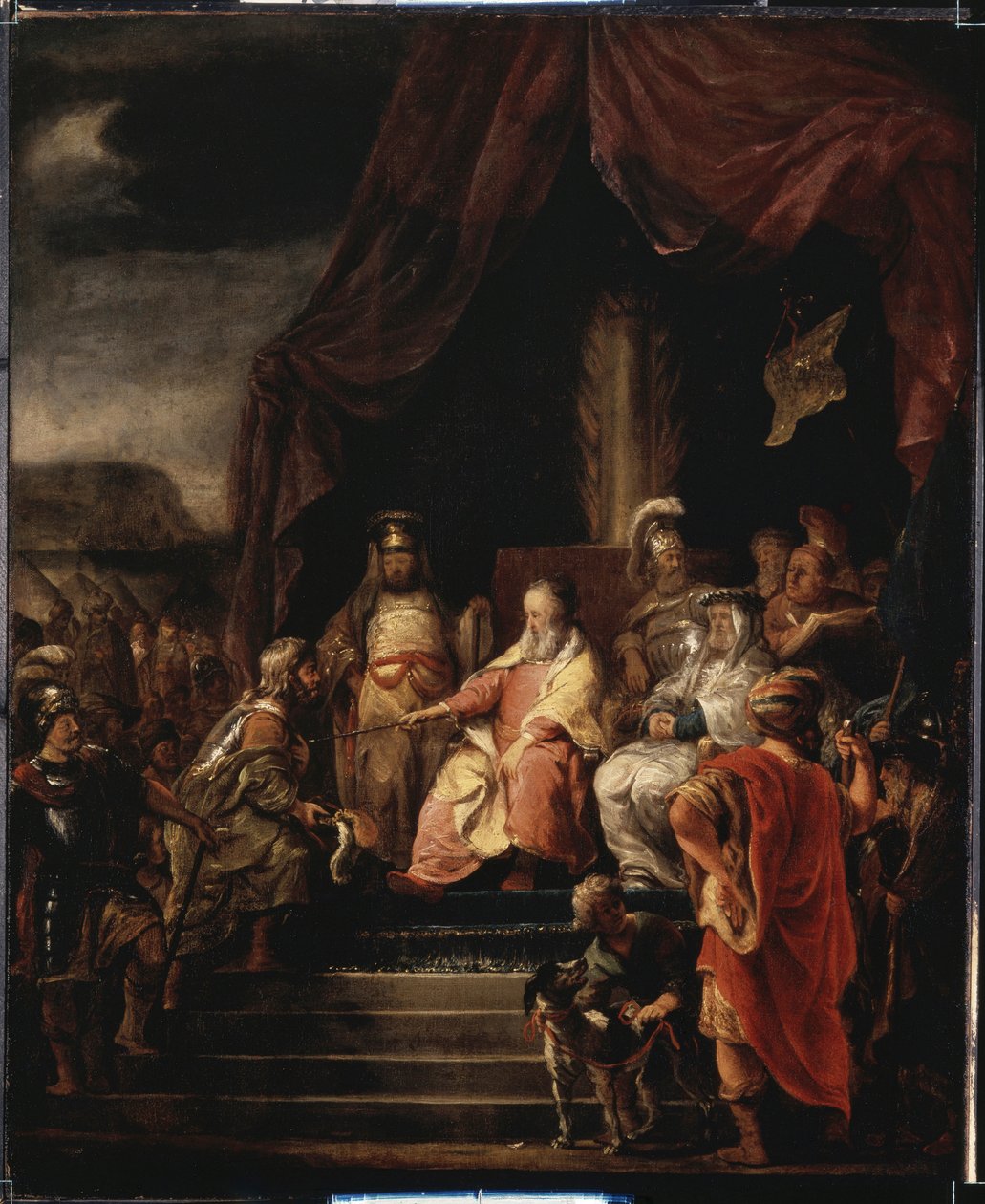 Mózes és Jethro, 1655-56 körül alkotó: Ferdinand Bol