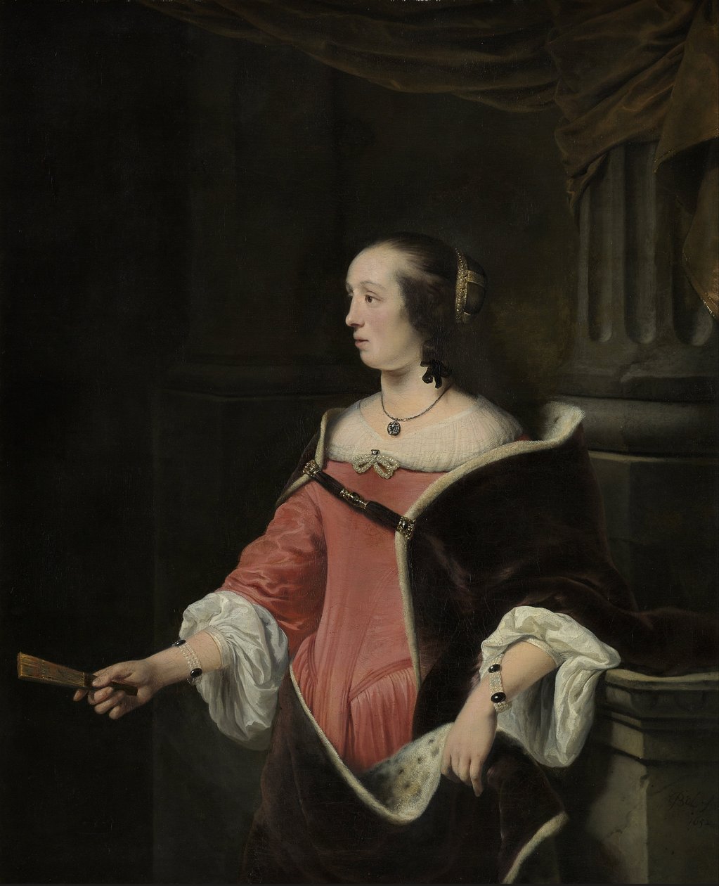 Egy hölgy portréja alkotó: Ferdinand Bol
