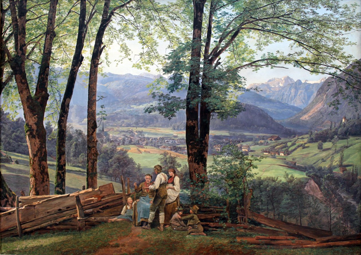 Kilátás Ischlre alkotó: Ferdinand Georg Waldmuller