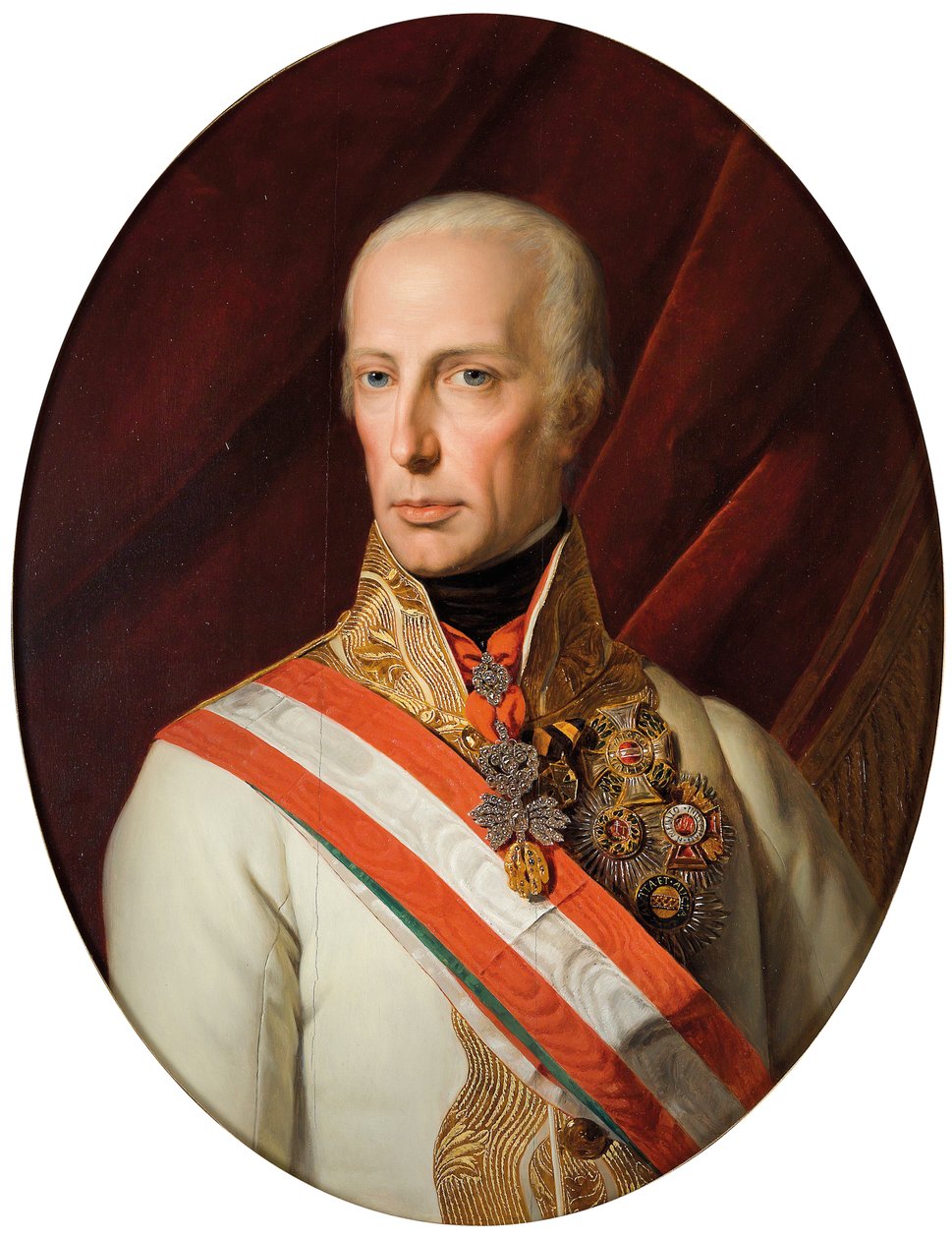 I. Ferenc osztrák császár alkotó: Ferdinand Georg Waldmuller