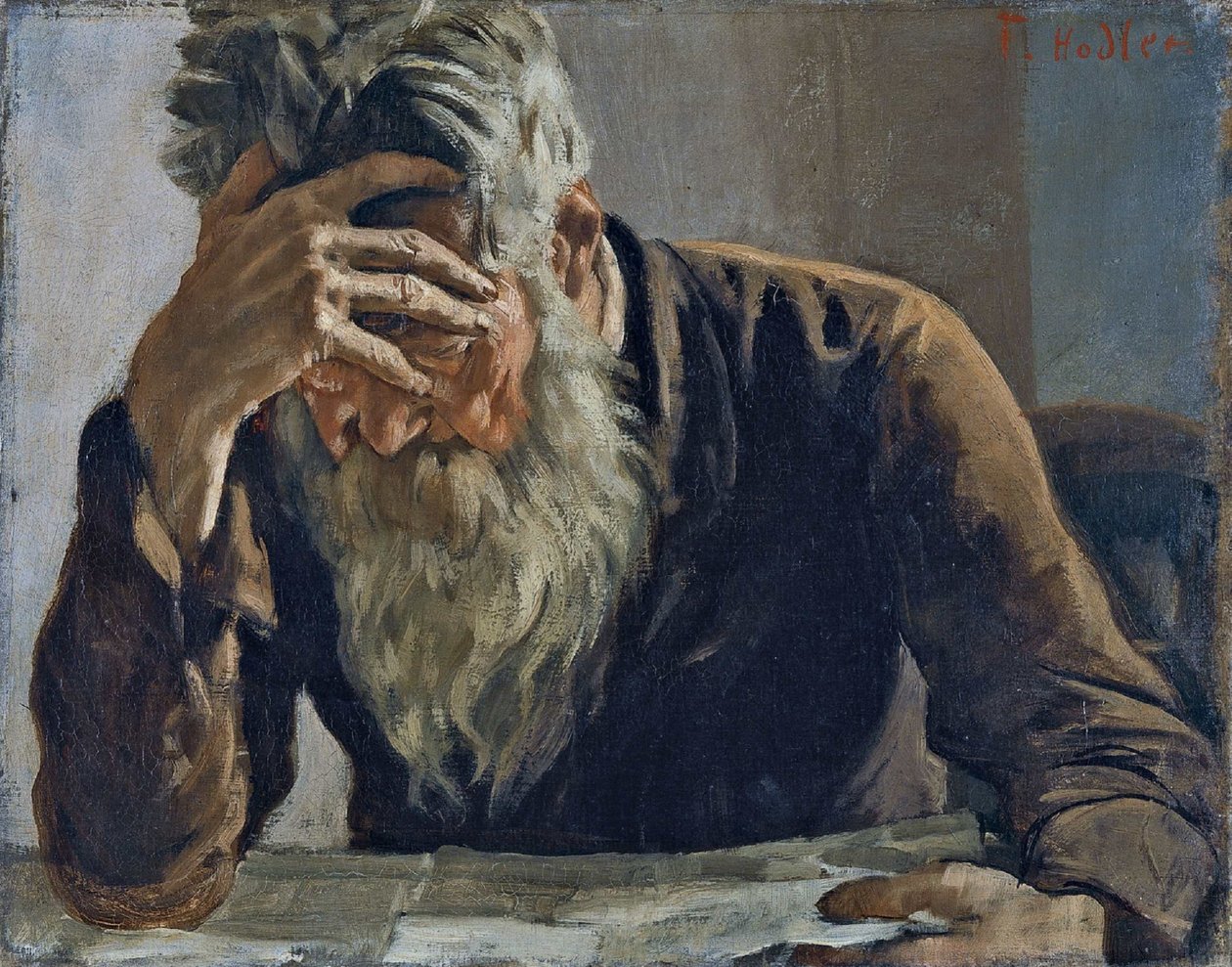 Az olvasó alkotó: Ferdinand Hodler