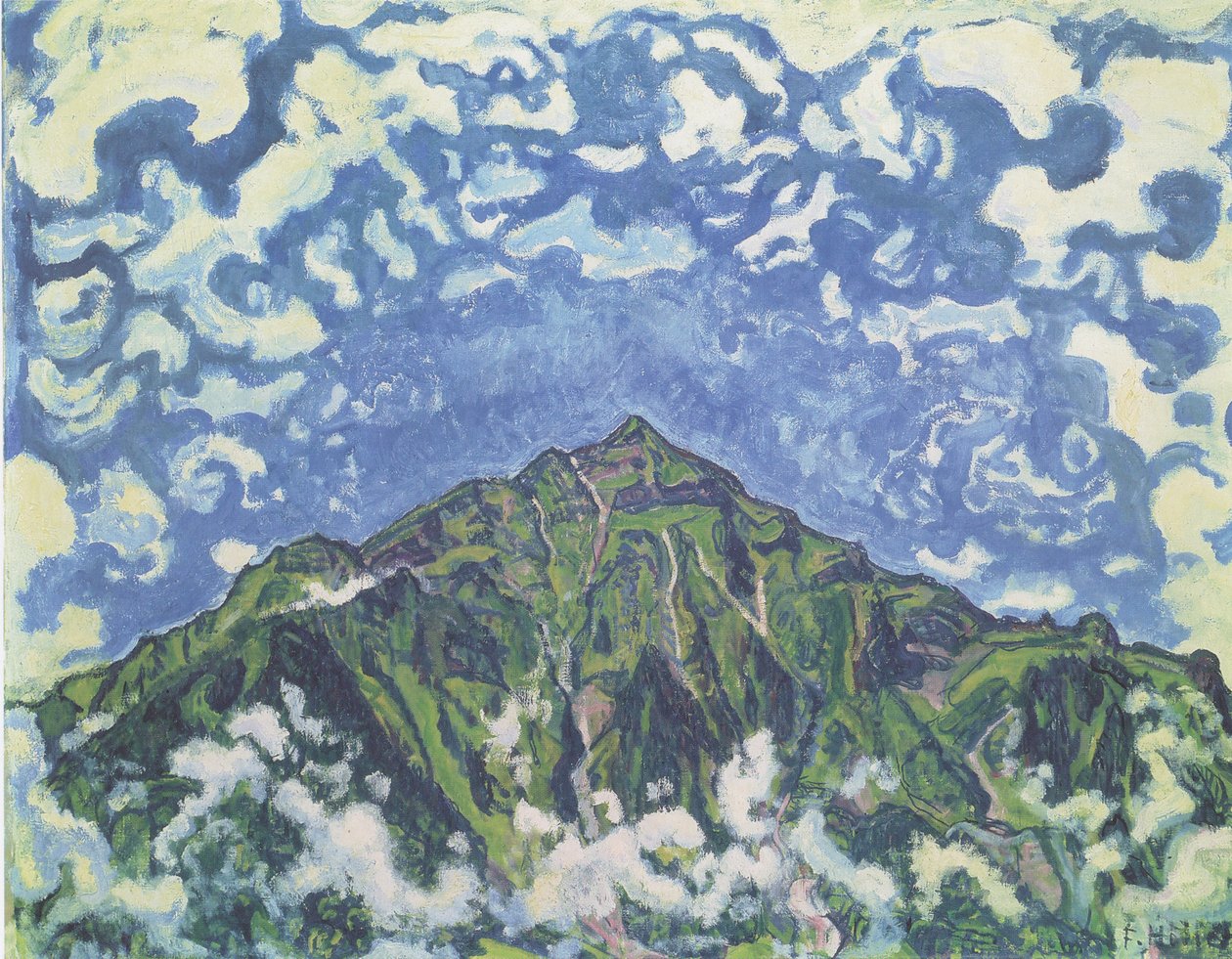 A tüsszentés alkotó: Ferdinand Hodler