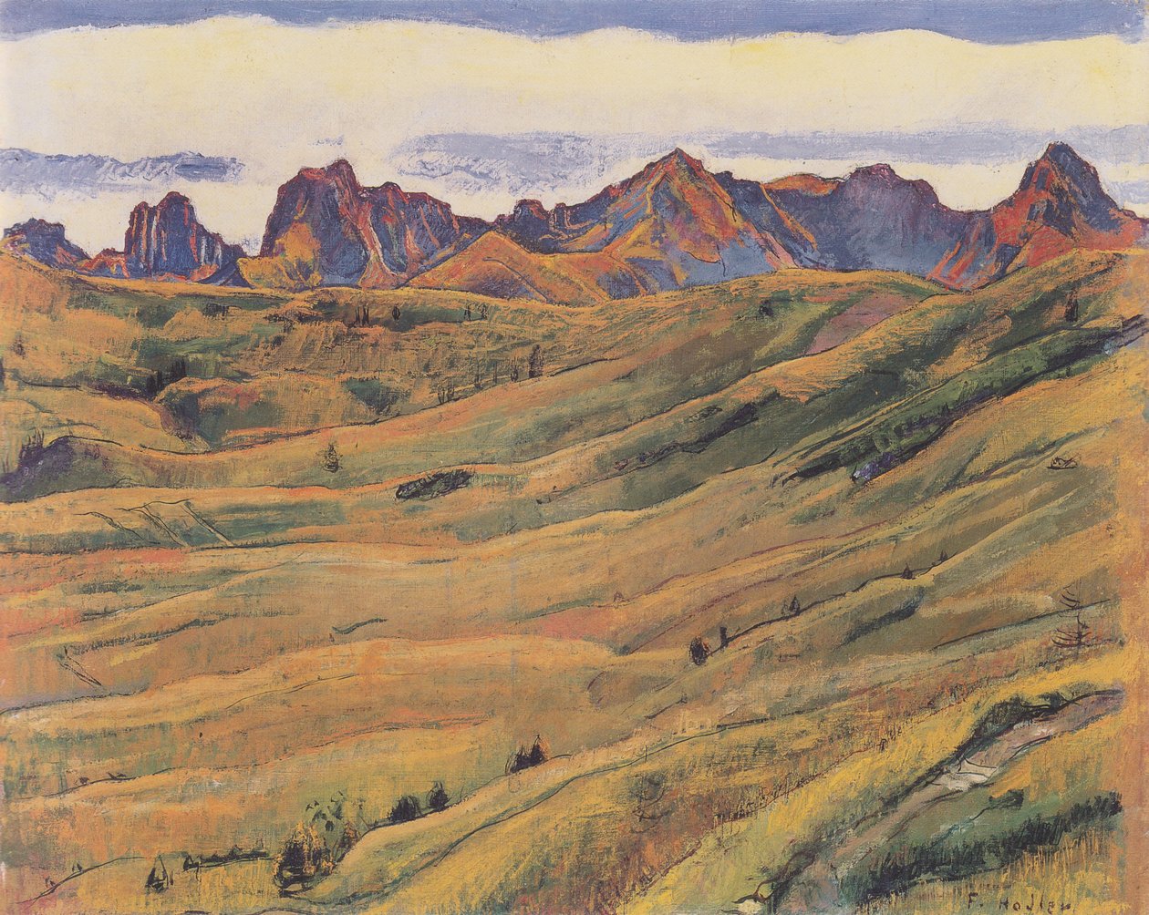 A Gantrisch lánc alkotó: Ferdinand Hodler
