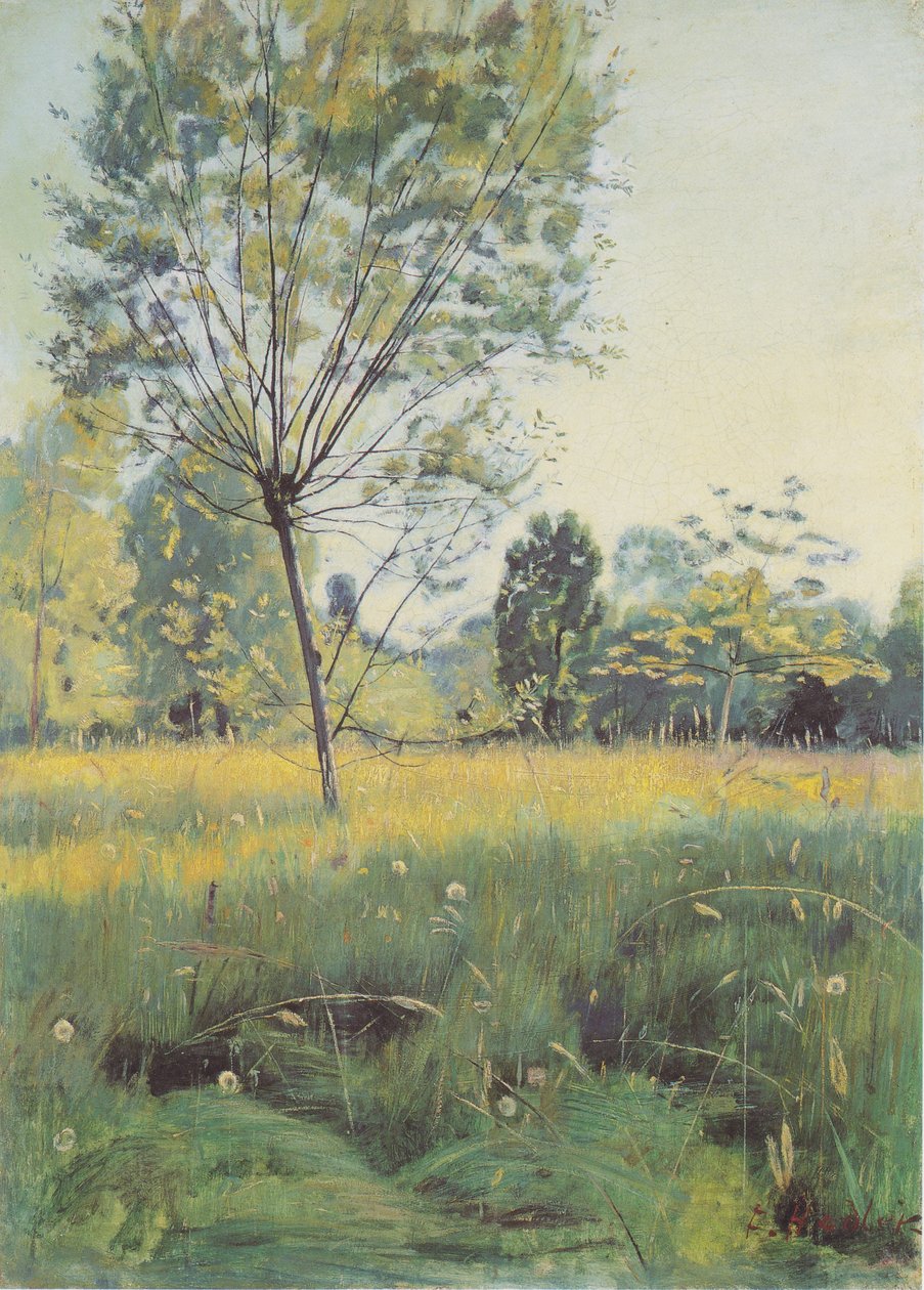 Az arany ártér alkotó: Ferdinand Hodler