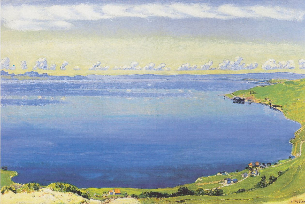 A Genfi -tó Chexbres -ből alkotó: Ferdinand Hodler