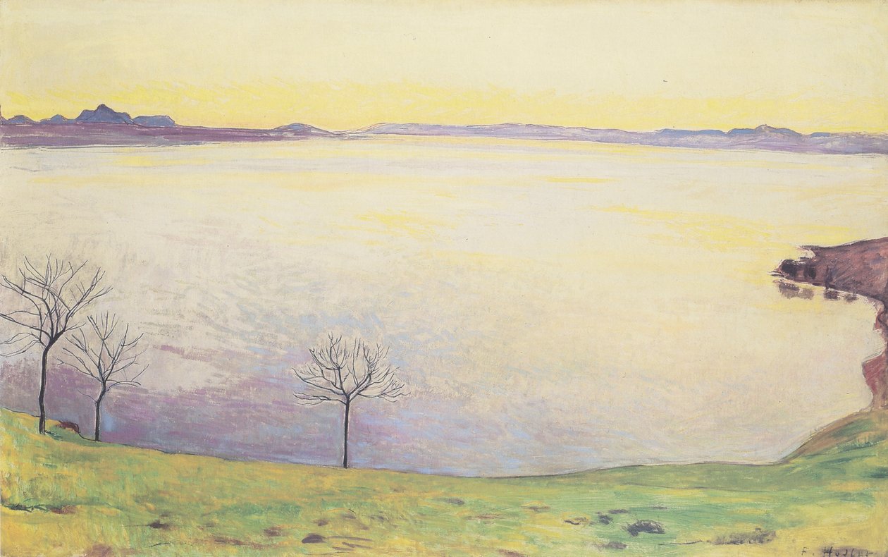 A Genfi -tó Chexbres -ből alkotó: Ferdinand Hodler