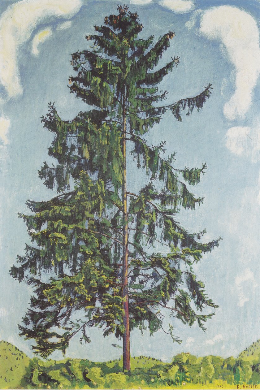 Fenyő Chamby2 -nél alkotó: Ferdinand Hodler