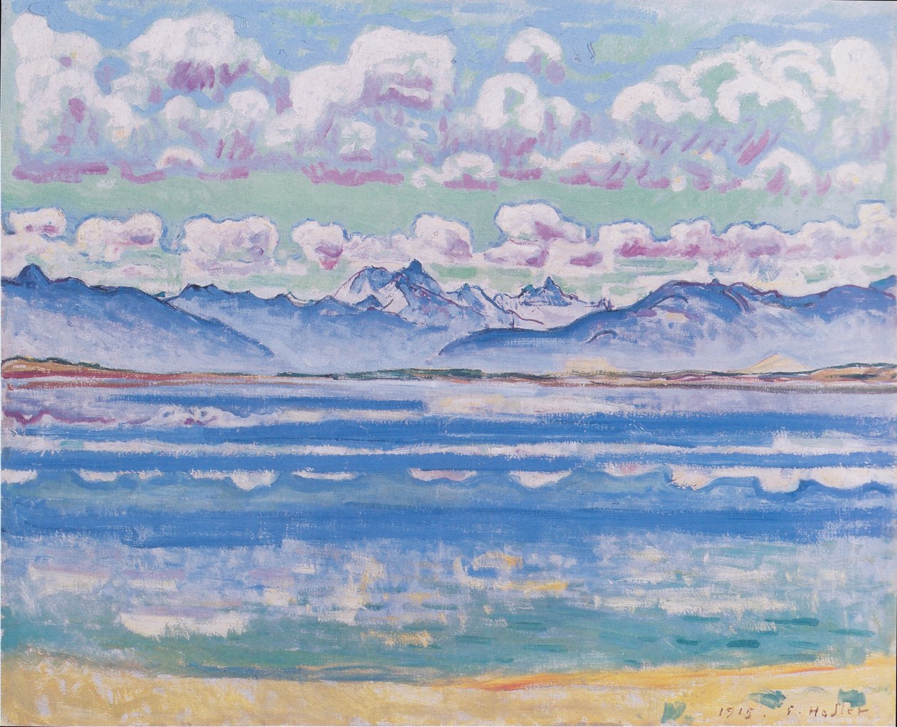Weisshorn Montanából alkotó: Ferdinand Hodler