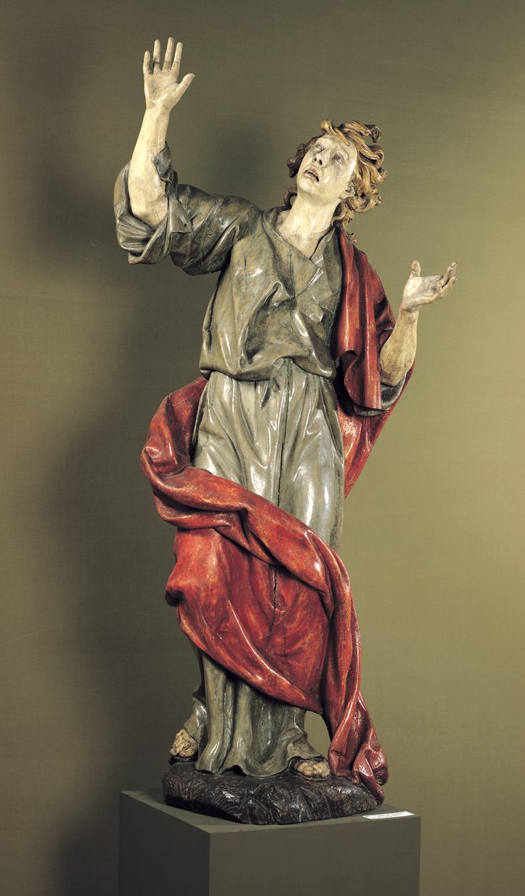 Szent János a kálvárián (polikróm fa) alkotó: Ferdinand Maximilian Brokof