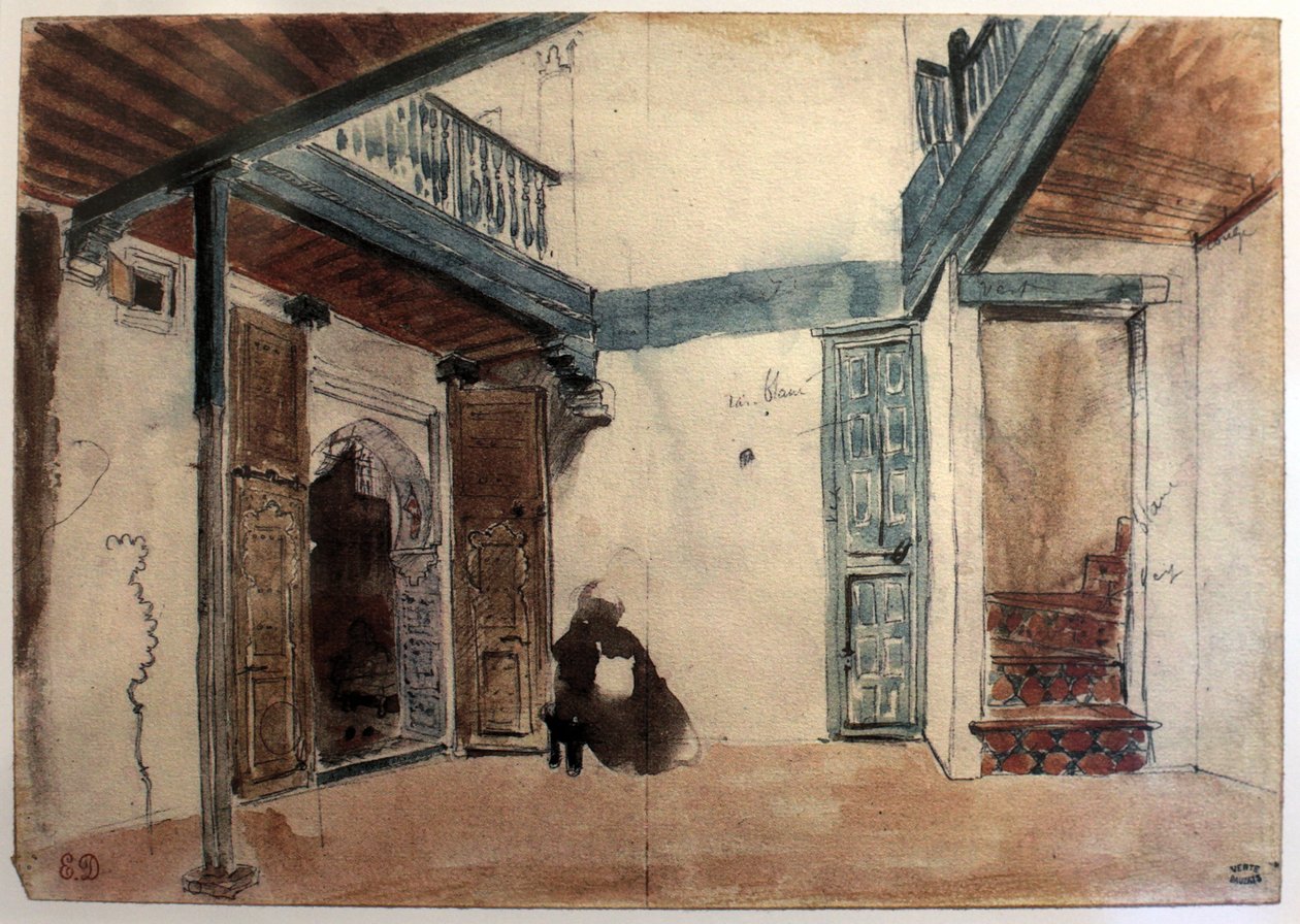 Marokkó alkotó: Ferdinand Victor Eugene Delacroix