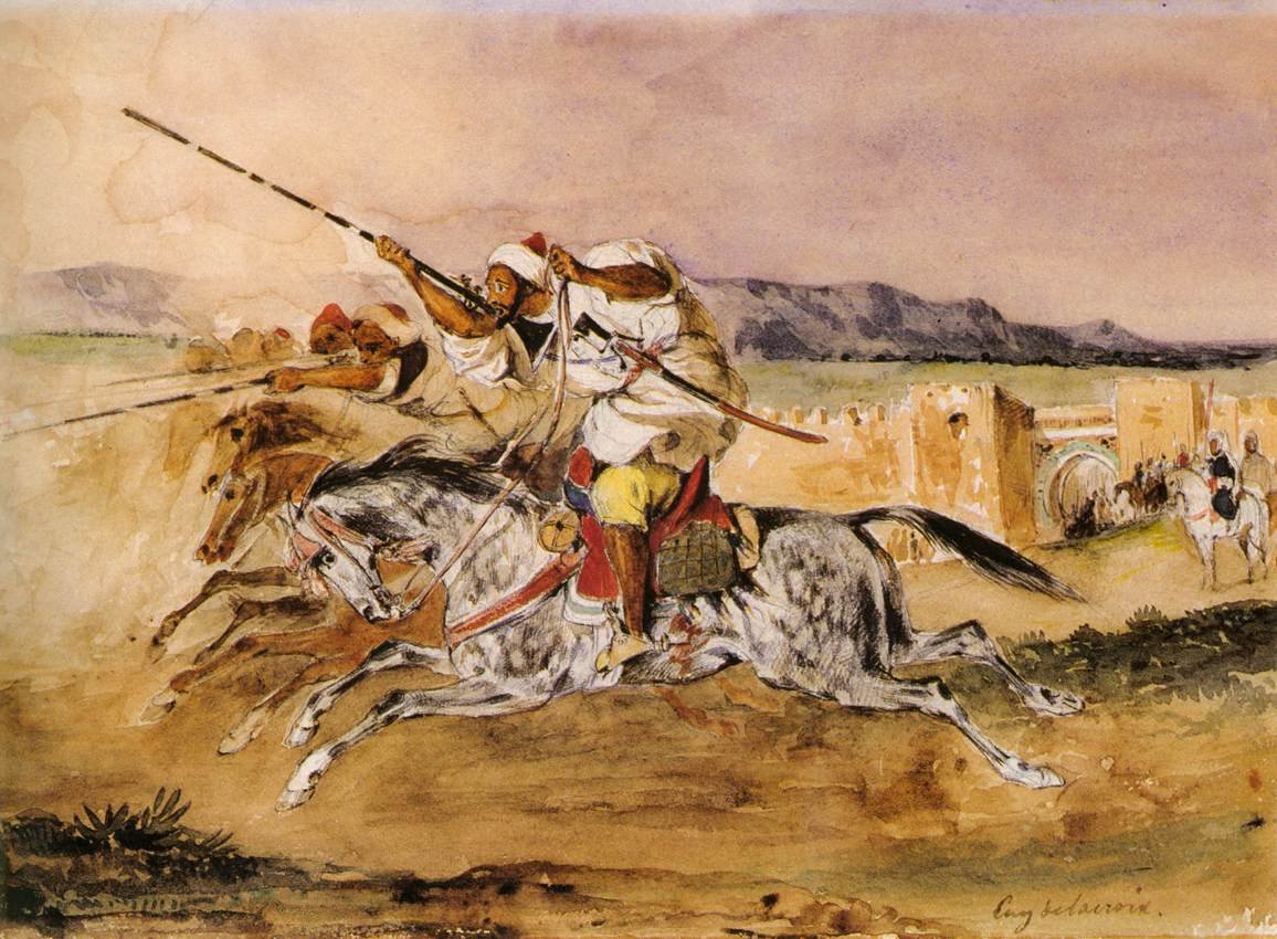 Arab Fantasia alkotó: Ferdinand Victor Eugene Delacroix
