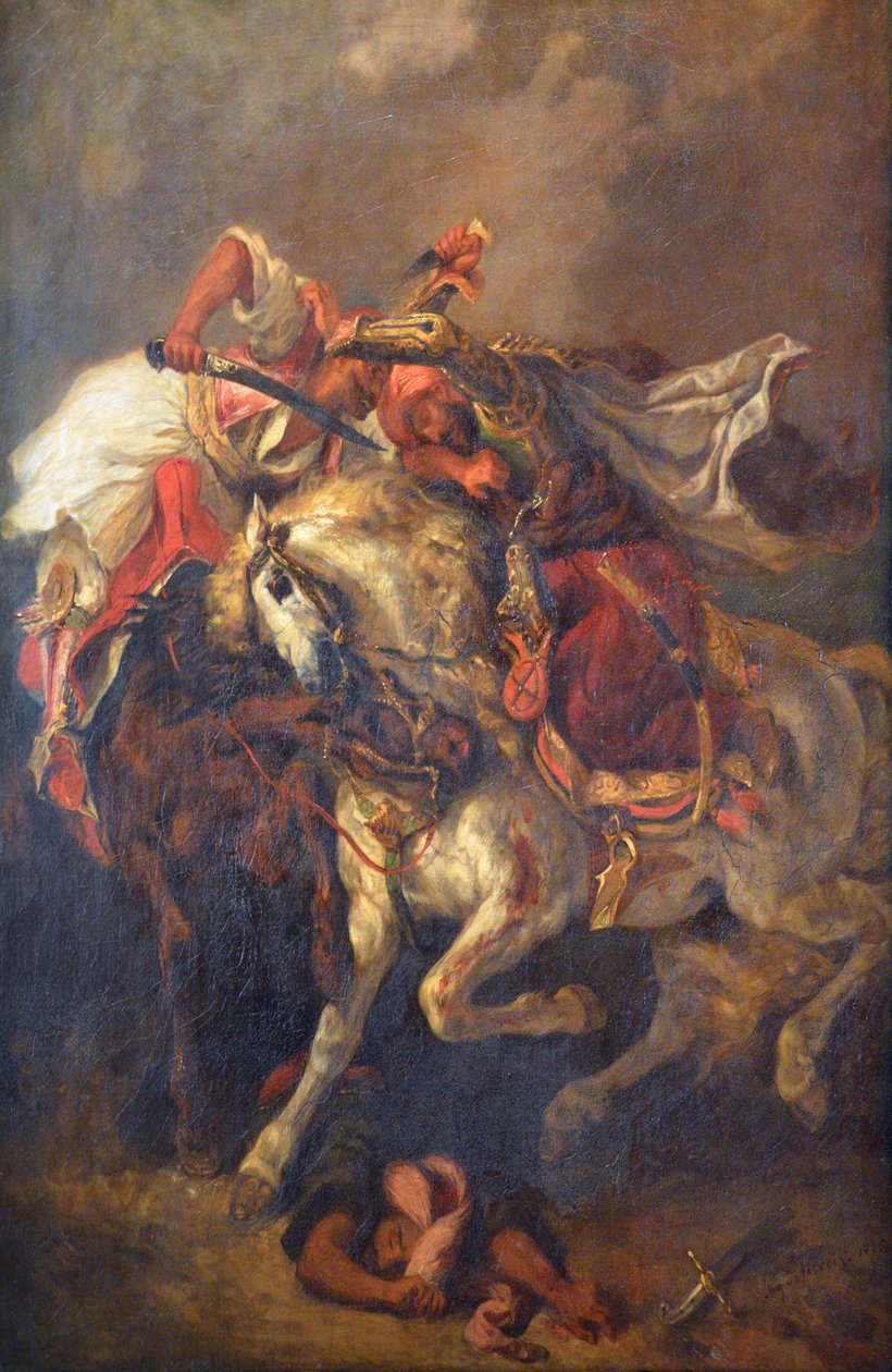 A giaour és a pasa csatája alkotó: Ferdinand Victor Eugene Delacroix
