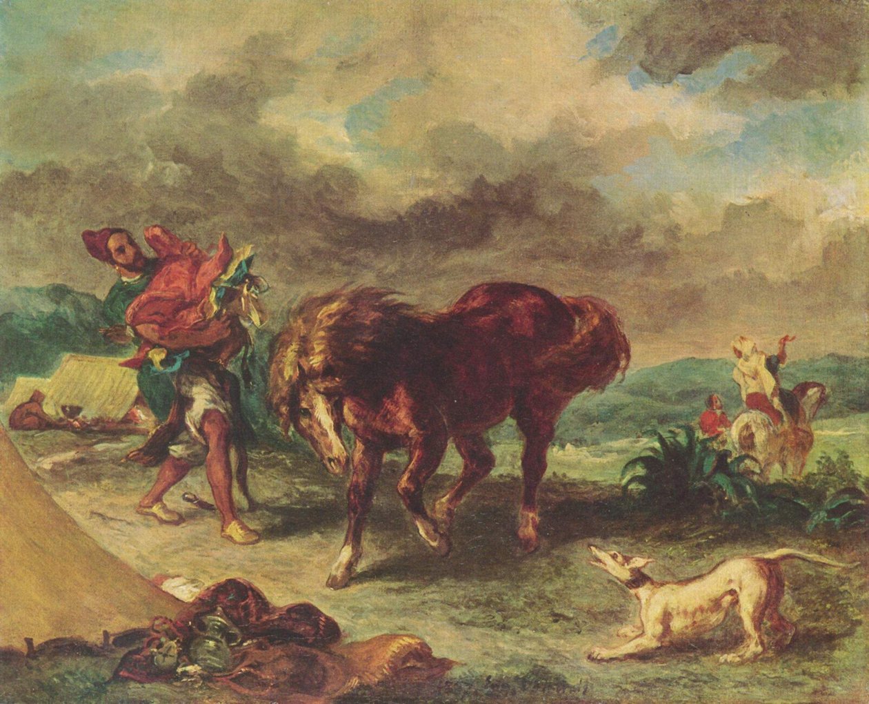 A marokkói és a lova alkotó: Ferdinand Victor Eugene Delacroix
