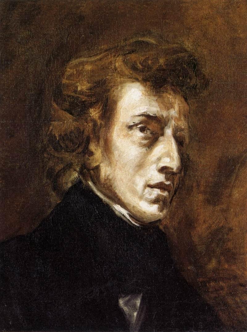 Frédéric Chopin alkotó: Ferdinand Victor Eugene Delacroix