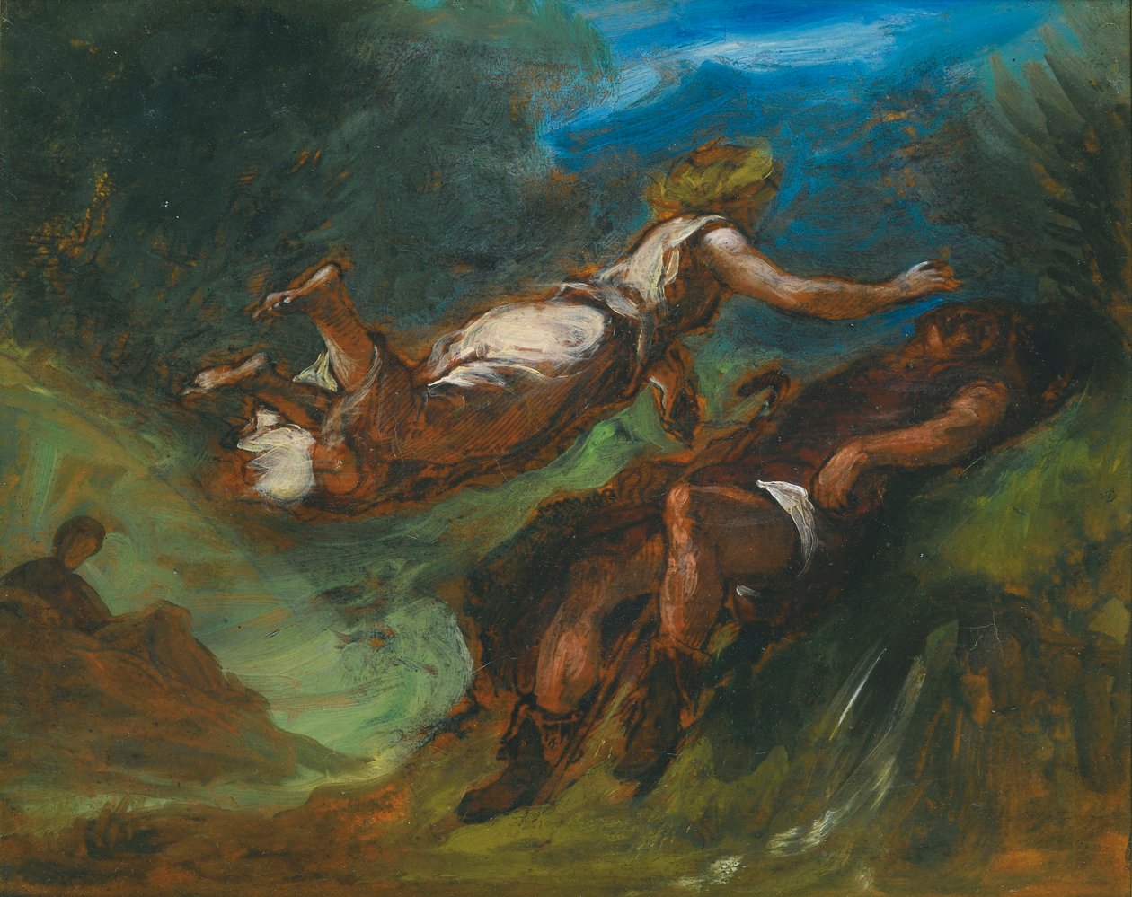 Hésziodosz és a Múzsa alkotó: Ferdinand Victor Eugene Delacroix